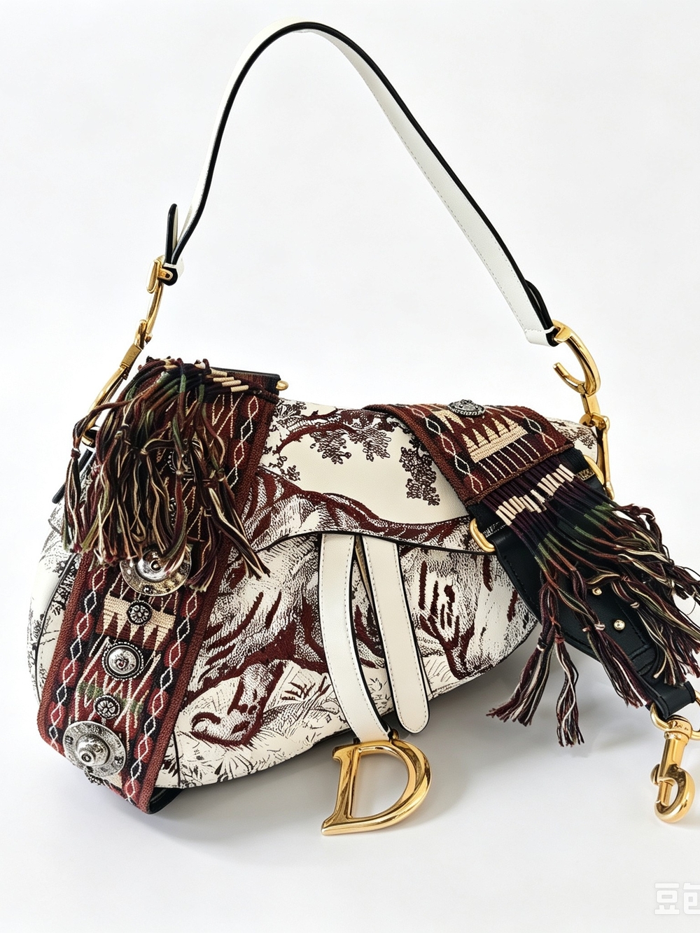 Dior Saddle Bag   Tiger Toile De Jouy Print Saddle Handbag - Picture 2 of 14